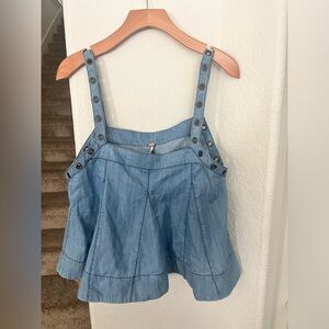 Free People Denim Top